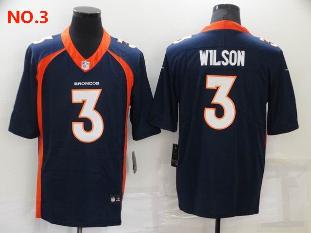 Men's Denver Broncos #3 Russell Wilson Jerseys-3